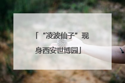 “凌波仙子”现身西安世博园