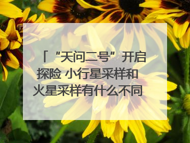 “天问二号”开启探险 小行星采样和火星采样有什么不同？｜科技观察