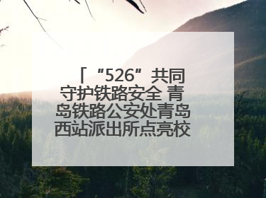 “526”共同守护铁路安全 青岛铁路公安处青岛西站派出所点亮校园爱路之光