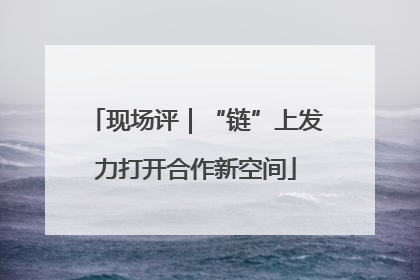 现场评｜“链”上发力打开合作新空间