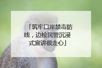 筑牢口岸禁毒防线，边检民警沉浸式宣讲很走心