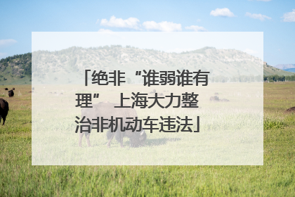 绝非“谁弱谁有理” 上海大力整治非机动车违法