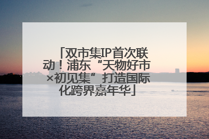 双市集IP首次联动！浦东“天物好市×初见集”打造国际化跨界嘉年华