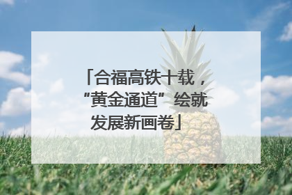 合福高铁十载，“黄金通道”绘就发展新画卷