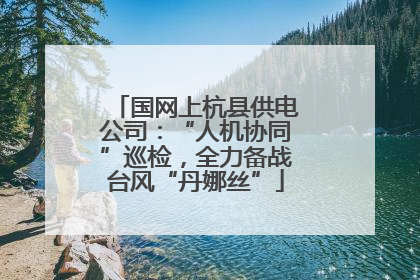 国网上杭县供电公司：“人机协同”巡检，全力备战台风“丹娜丝”