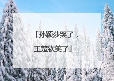 孙颖莎哭了，王楚钦笑了