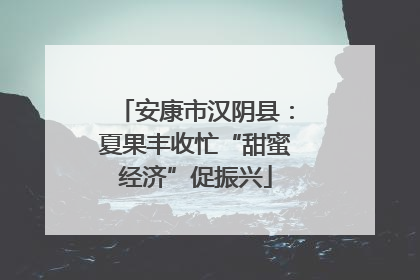 安康市汉阴县：夏果丰收忙“甜蜜经济”促振兴
