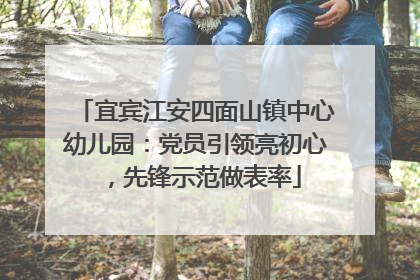 宜宾江安四面山镇中心幼儿园：党员引领亮初心，先锋示范做表率