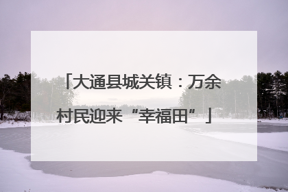 大通县城关镇：万余村民迎来“幸福田”