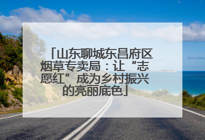 山东聊城东昌府区烟草专卖局：让“志愿红”成为乡村振兴的亮丽底色