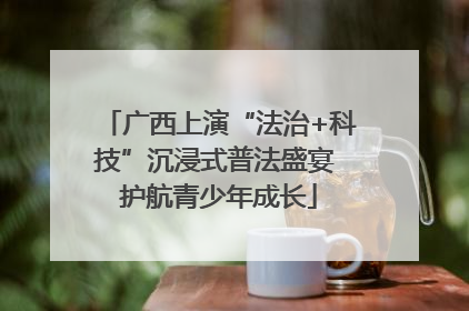 广西上演“法治+科技”沉浸式普法盛宴 护航青少年成长