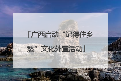 广西启动“记得住乡愁”文化外宣活动