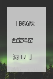 探访陕西宝鸡窑洞工厂