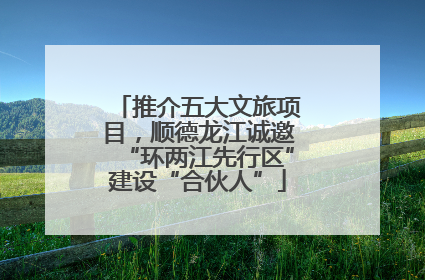 推介五大文旅项目，顺德龙江诚邀“环两江先行区”建设“合伙人”