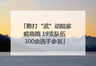 散打“武”动陆家嘴商圈 19支队伍300余选手参赛