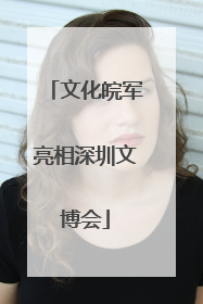 文化皖军亮相深圳文博会