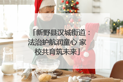 新野县汉城街道：法治护航润童心 家校共育筑未来