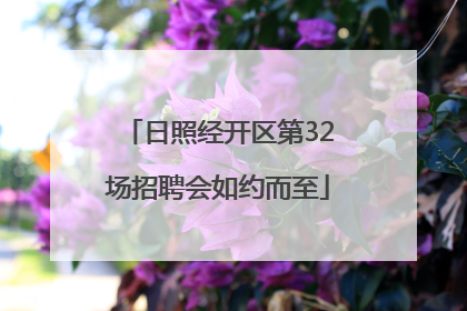 日照经开区第32场招聘会如约而至