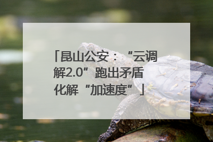 昆山公安：“云调解2.0”跑出矛盾化解“加速度”