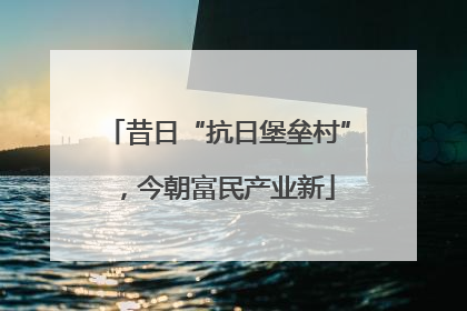 昔日“抗日堡垒村”，今朝富民产业新