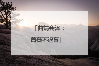 曲靖会泽：蔷薇不迟暮