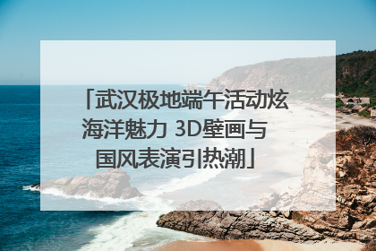 武汉极地端午活动炫海洋魅力 3D壁画与国风表演引热潮