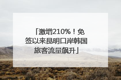 激增210%！免签以来昆明口岸韩国旅客流量飙升