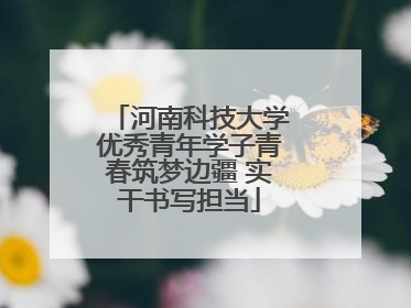 河南科技大学优秀青年学子青春筑梦边疆 实干书写担当