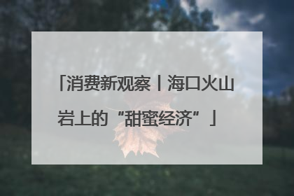 消费新观察丨海口火山岩上的“甜蜜经济”