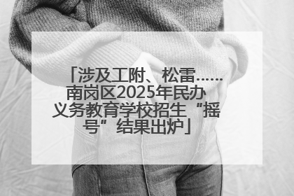 涉及工附、松雷……南岗区2025年民办义务教育学校招生“摇号”结果出炉
