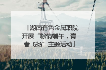 湖南有色金属职院开展“粽情端午，青春飞扬”主题活动