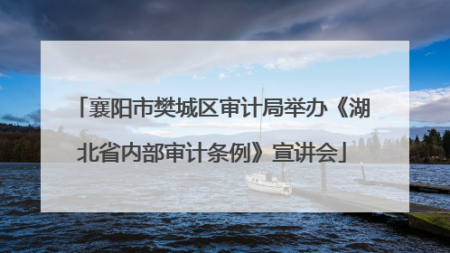 襄阳市樊城区审计局举办《湖北省内部审计条例》宣讲会