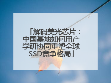 解码美光芯片：中国基地如何用产学研协同重塑全球SSD竞争格局