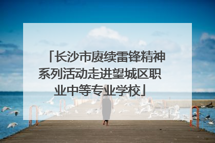 长沙市赓续雷锋精神系列活动走进望城区职业中等专业学校