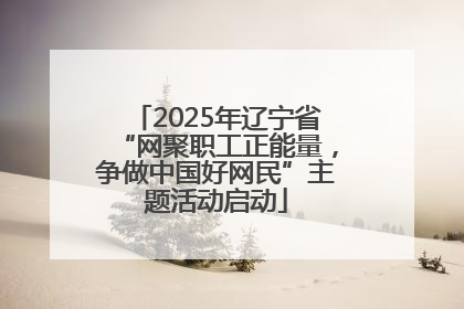 2025年辽宁省“网聚职工正能量，争做中国好网民”主题活动启动