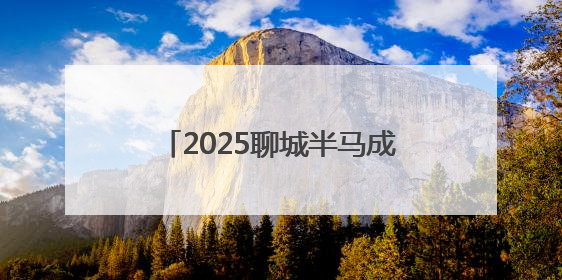 2025聊城半马成绩公示及奖金发放！