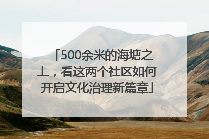 500余米的海塘之上，看这两个社区如何开启文化治理新篇章
